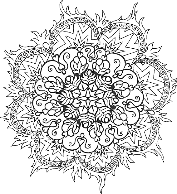 24) MANDALA A IMPRIMER